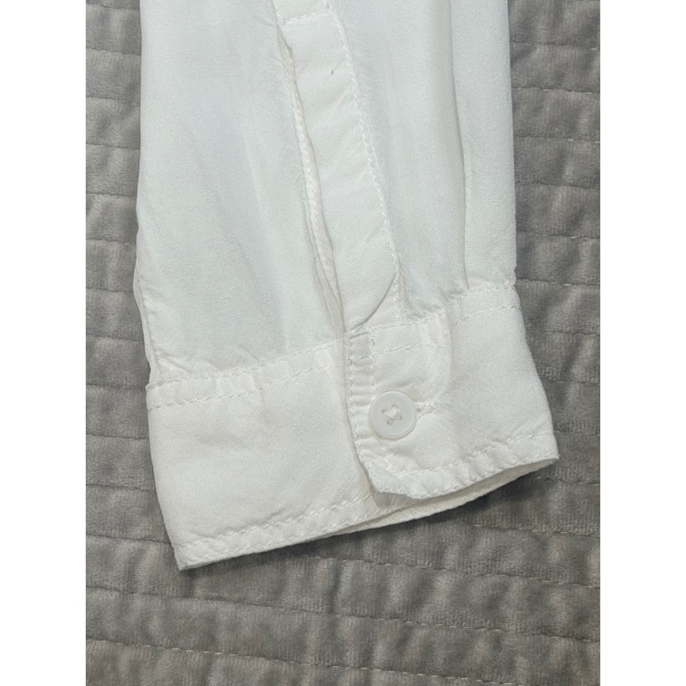 BEACHLUNCHLOUNGE Arya White Button-Down Shirt Size Small - Picture 3 of 7